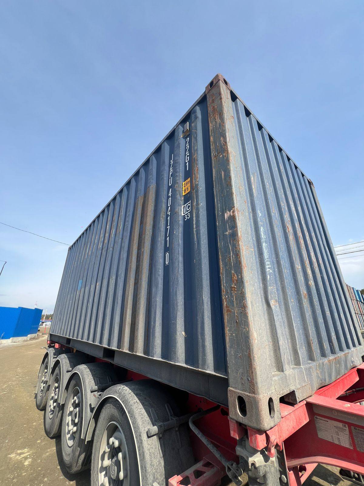 Морской контейнер JZPU4041710